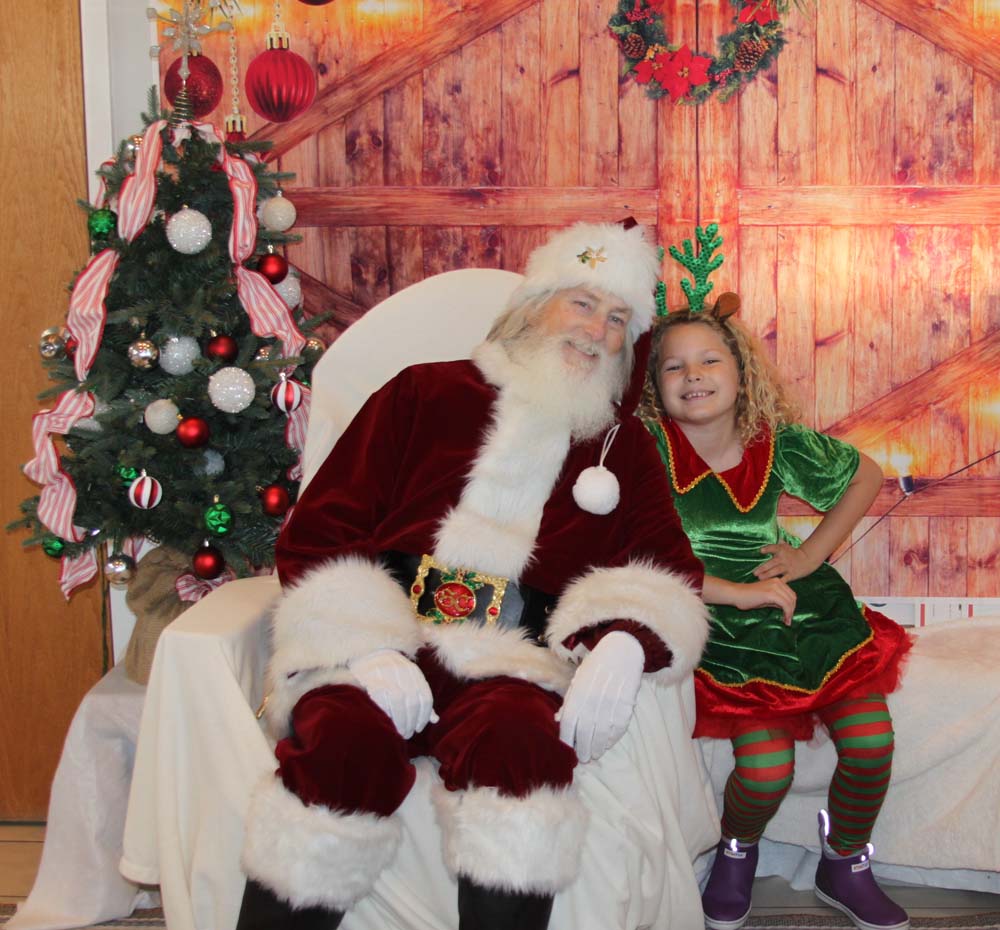 Santa with child