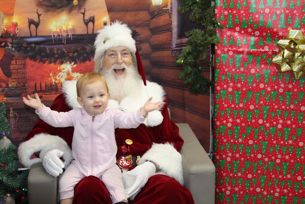 Santa with infant